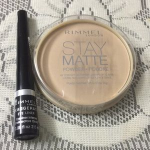 Rimmel London powder + eye liner